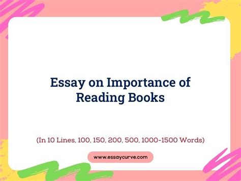 how to write a 1500 word essay on the importance of reading for personal growth